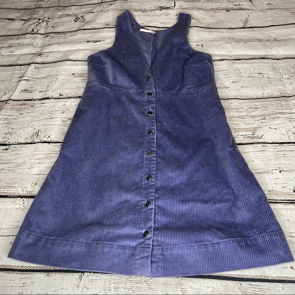 Free People Rolling Thunder Corduroy Mini Dress - Picture 2 of 9